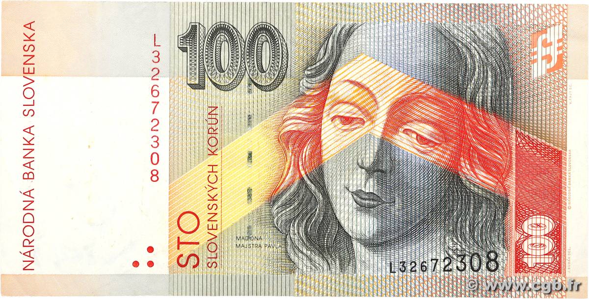 100 Korun SLOVAKIA  1999 P.25c VF