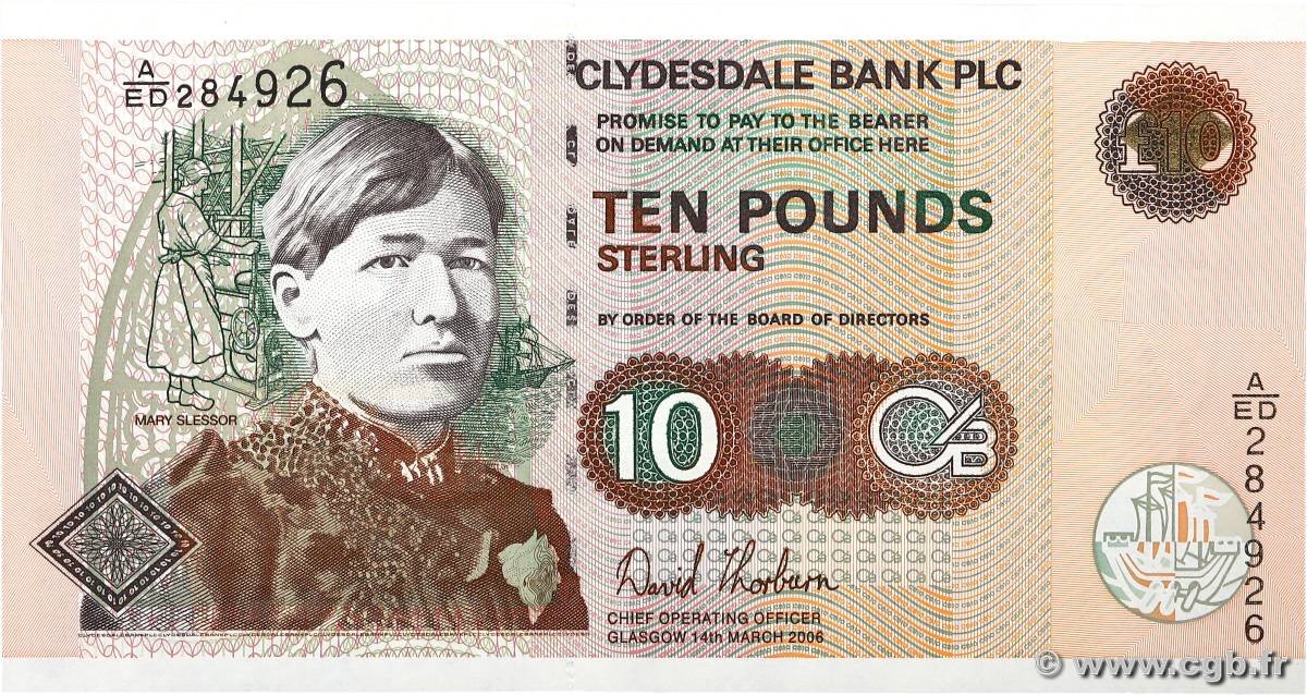 10 Pounds SCOTLAND  2006 P.226f ST