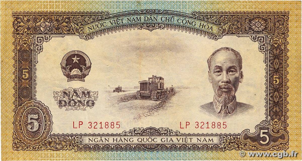 5 Dong VIET NAM   1958 P.073a TTB+