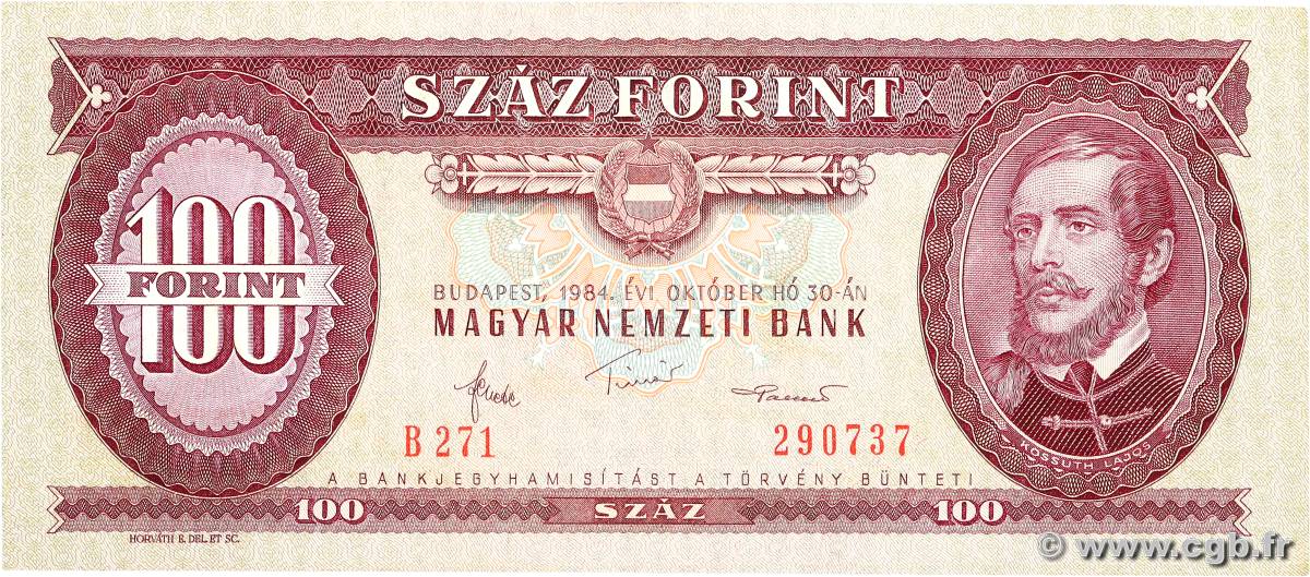 100 Forint UNGARN  1984 P.171g VZ+