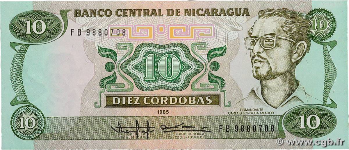 10 Cordobas NICARAGUA  1988 P.151 SC+