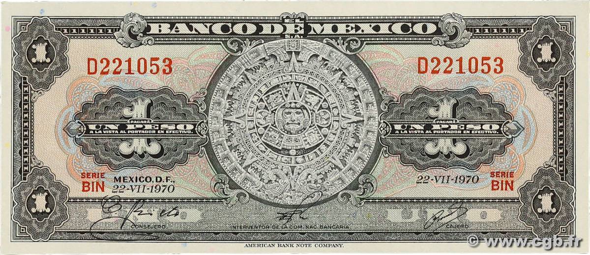 1 Peso MEXIQUE  1970 P.059l pr.NEUF