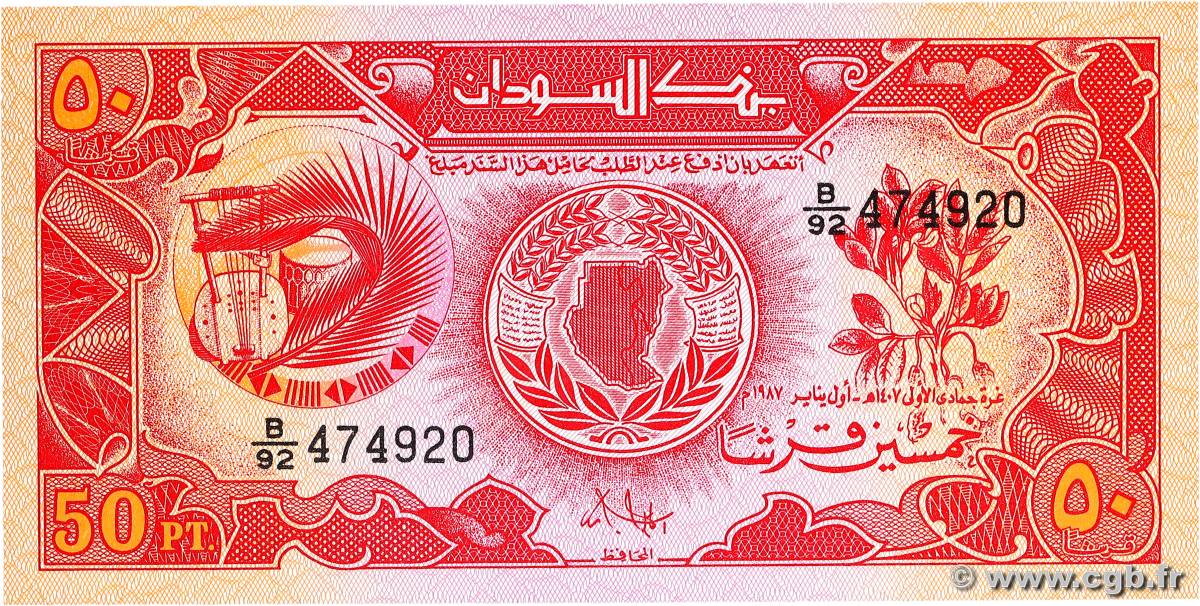 50 Piastres SUDAN  1987 P.38 UNC