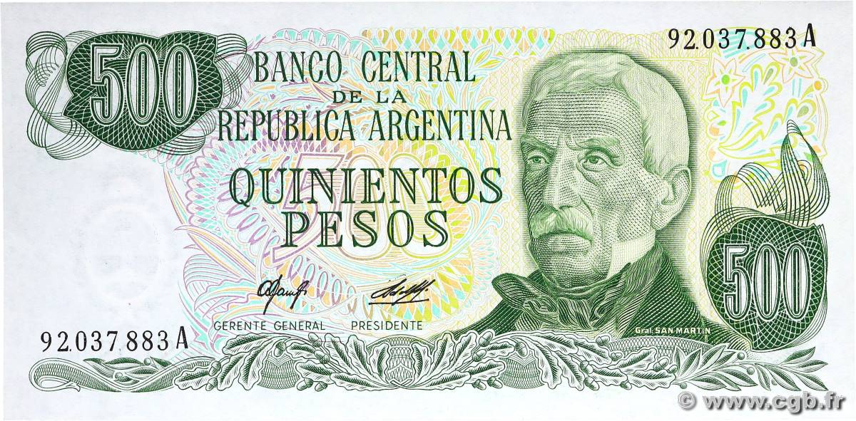 5000 Pesos ARGENTINA  1977 P.303a UNC