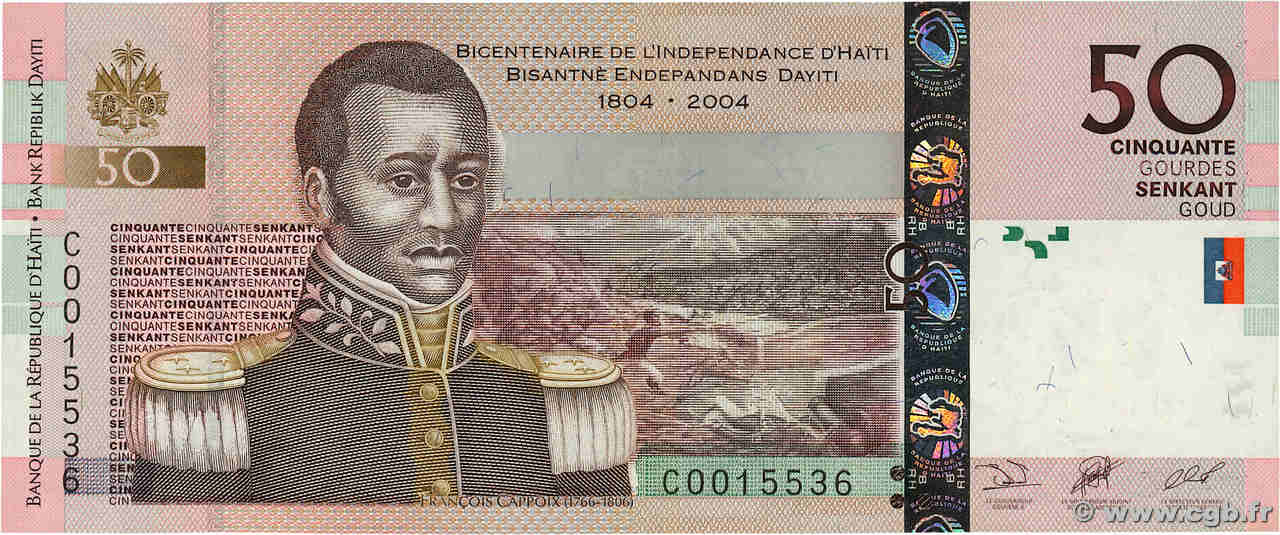 50 Gourdes Fauté HAÏTI  2004 P.274a XF