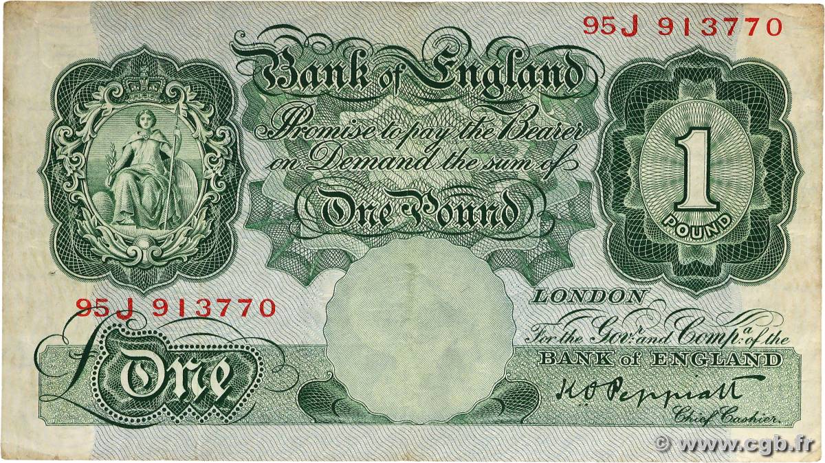 1 Pound ANGLETERRE  1948 P.363c TB