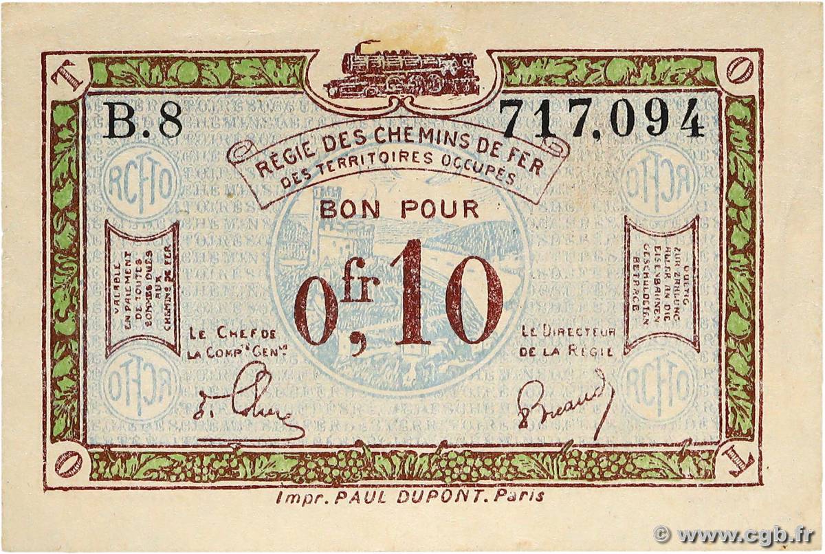 10 Centimes FRANCE régionalisme et divers  1923 JP.135.02 SUP