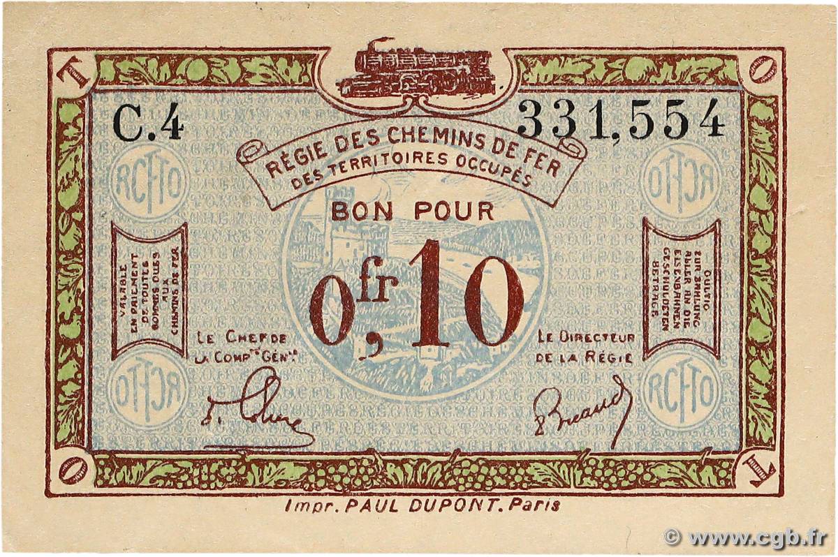 10 Centimes FRANCE régionalisme et divers  1923 JP.135.02 SUP