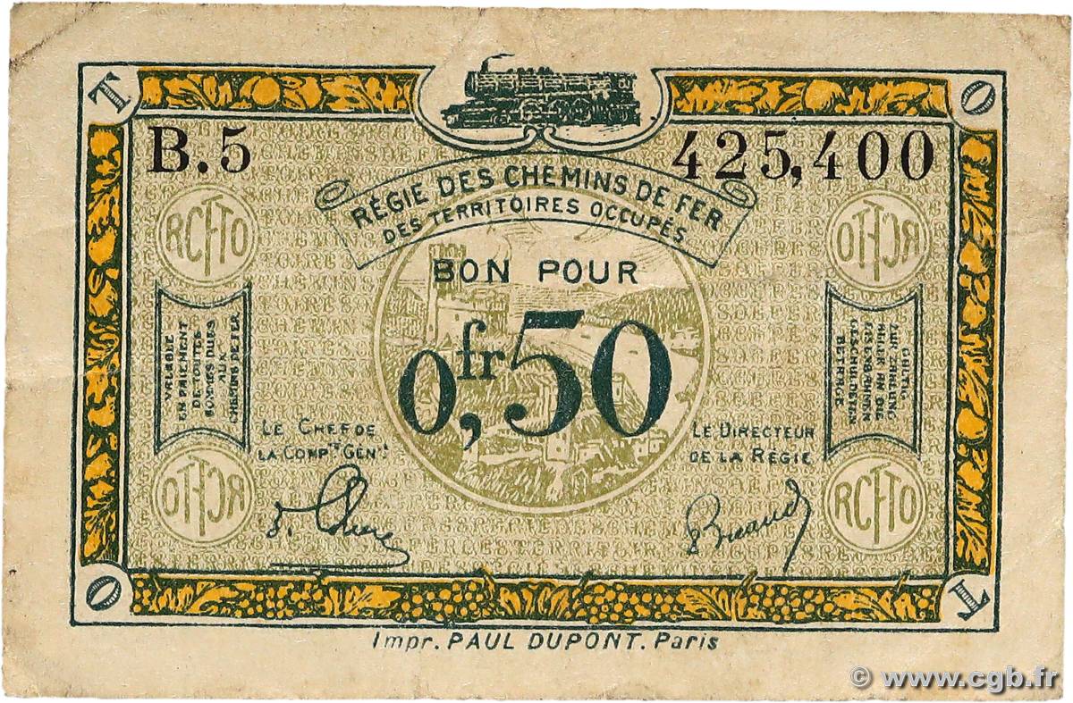 50 Centimes FRANCE régionalisme et divers  1923 JP.135.04 TB