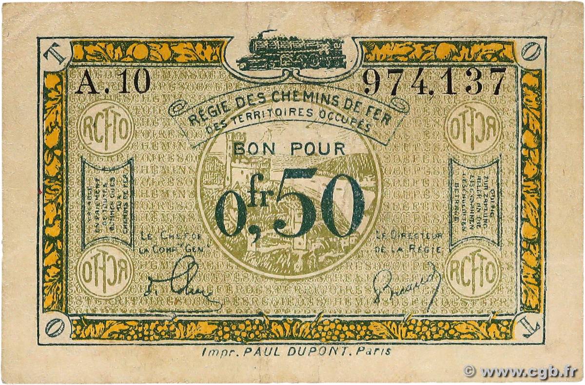 50 Centimes FRANCE regionalismo y varios  1923 JP.135.04 BC+