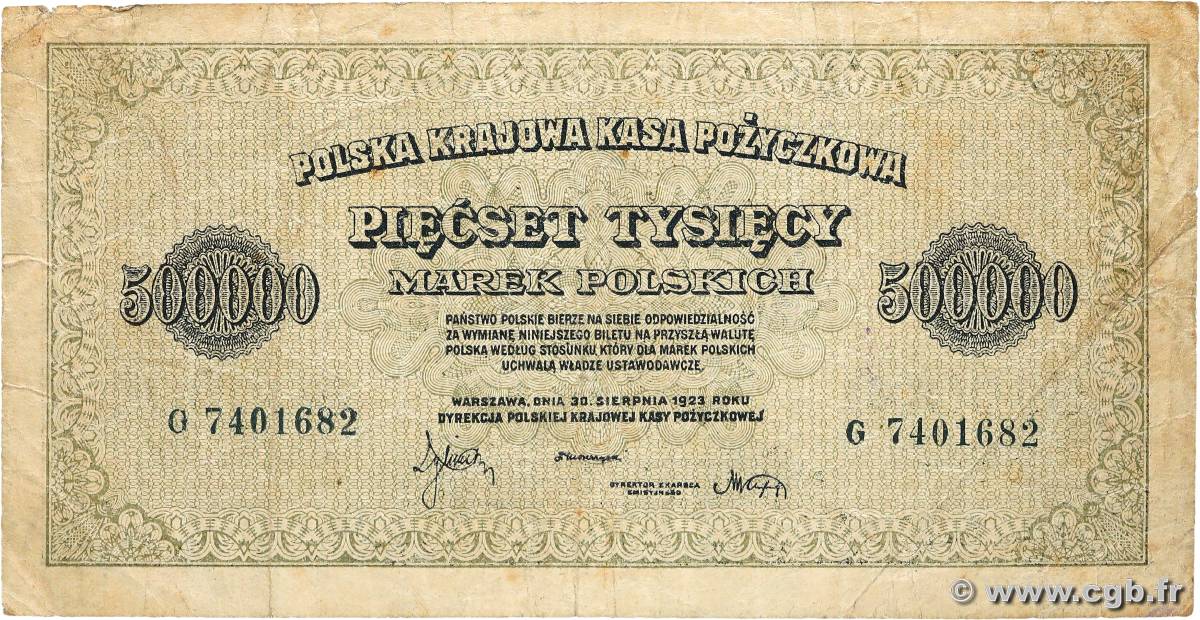 500000 Marek POLEN  1923 P.036 SGE