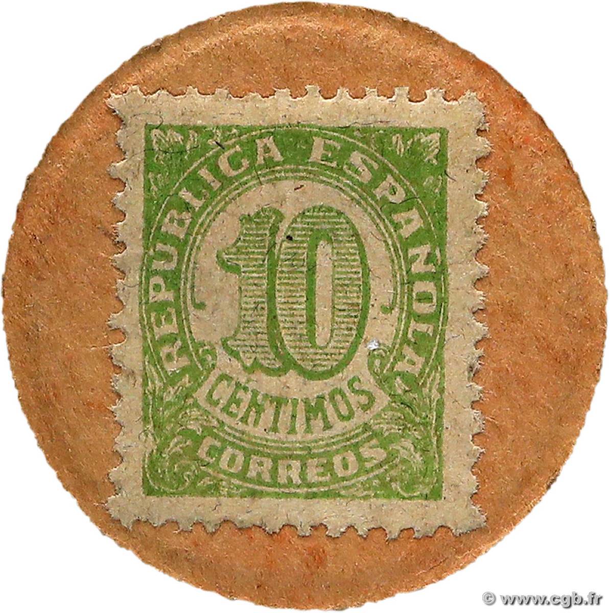 10 Centims ESPAÑA Manresa 1938 P.096A SC