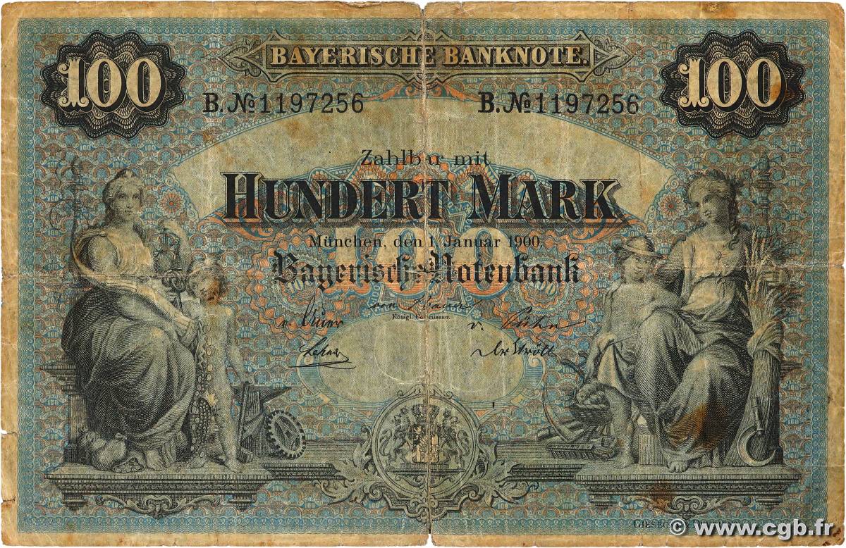 100 Mark ALLEMAGNE Munich 1900 PS.0922 B
