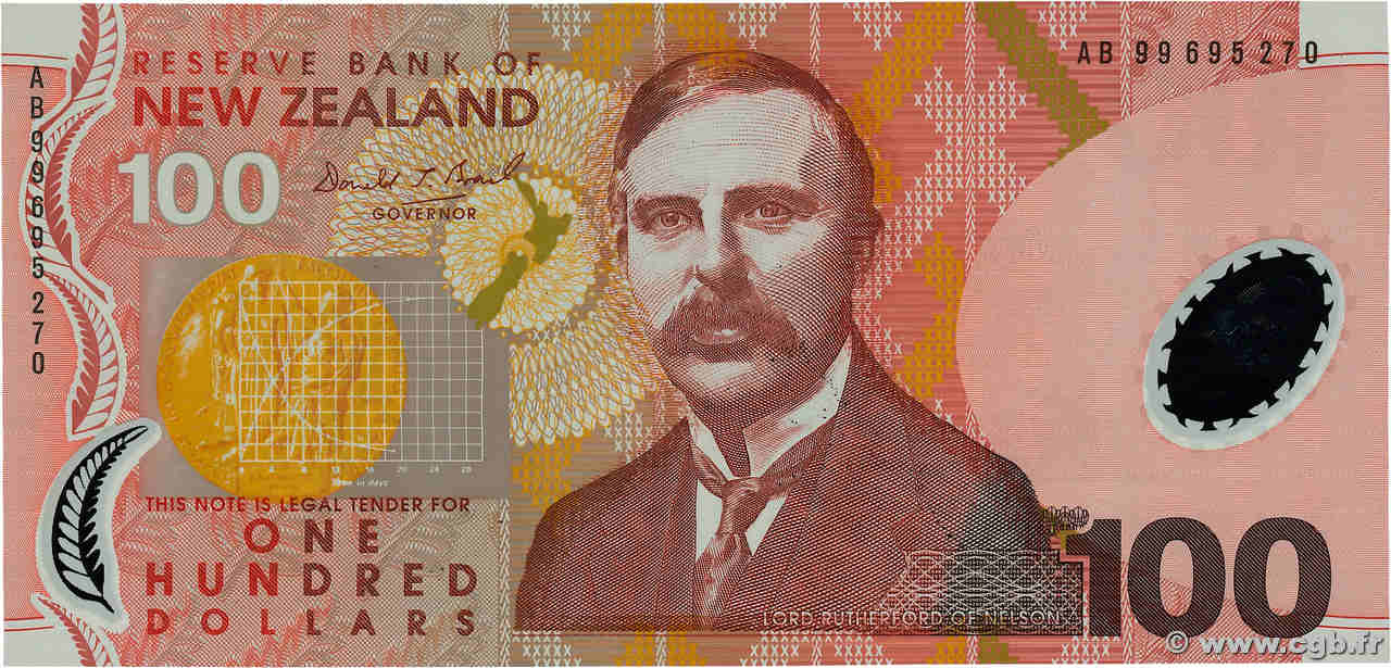 100 Dollars NEW ZEALAND  1999 P.189a UNC