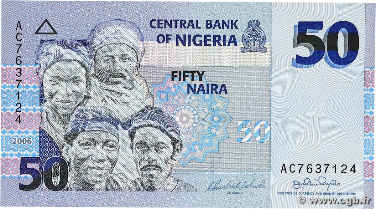 50 Naira NIGERIA  2006 P.35a UNC