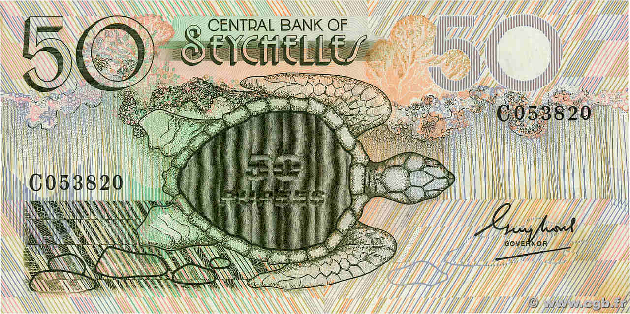 50 Rupees SEYCHELLES  1983 P.30a TTB+