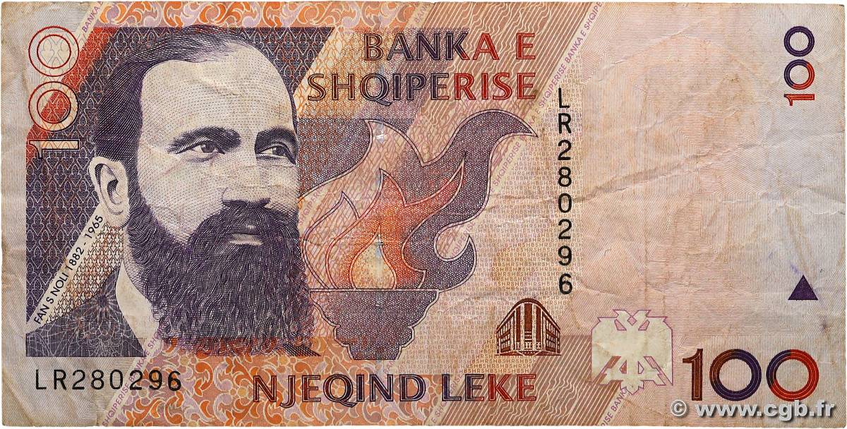 100 Lekë ALBANIA  1996 P.62a F