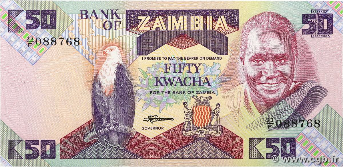 50 Kwacha ZAMBIA  1980 P.28a FDC