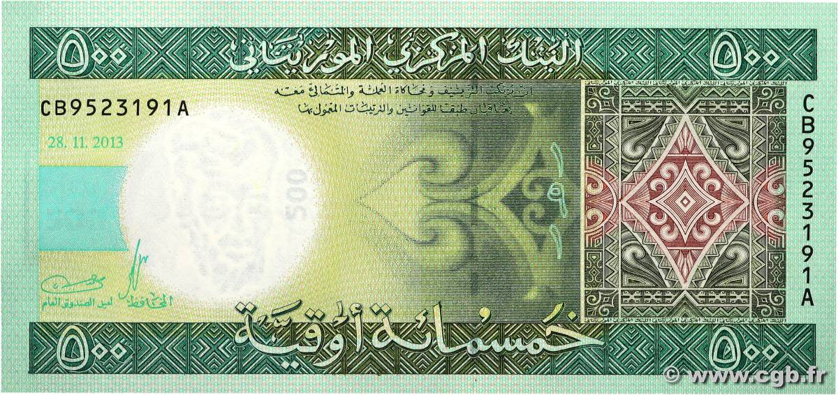 500 Ouguiya MAURITANIA  2013 P.18 UNC