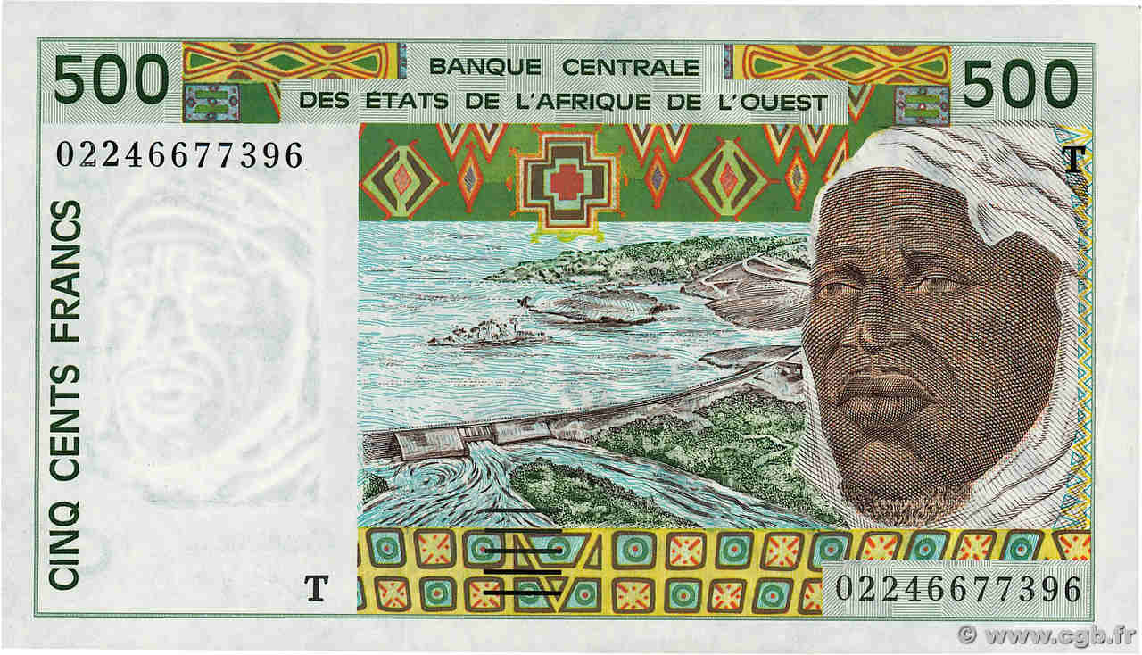 500 Francs STATI AMERICANI AFRICANI  2002 P.810Tm SPL