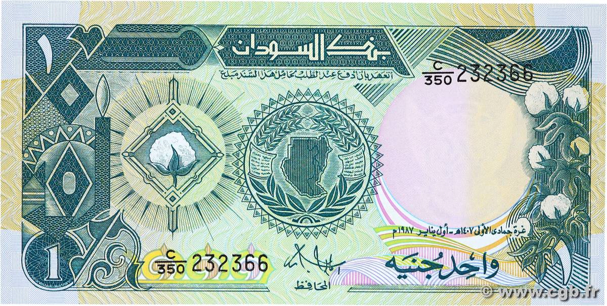 1 Pound SUDAN  1987 P.39 UNC