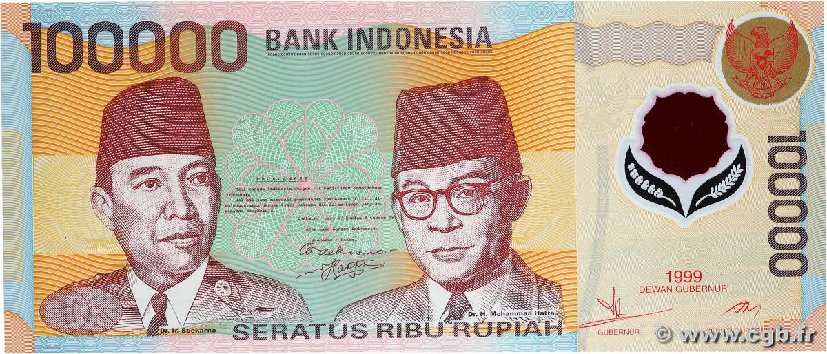 100000 Rupiah INDONÉSIE  1999 P.140 NEUF