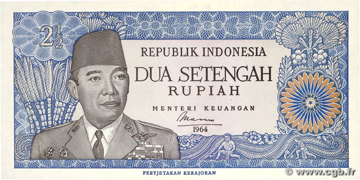 2,5 Rupiah INDONESIA  1964 P.081a UNC