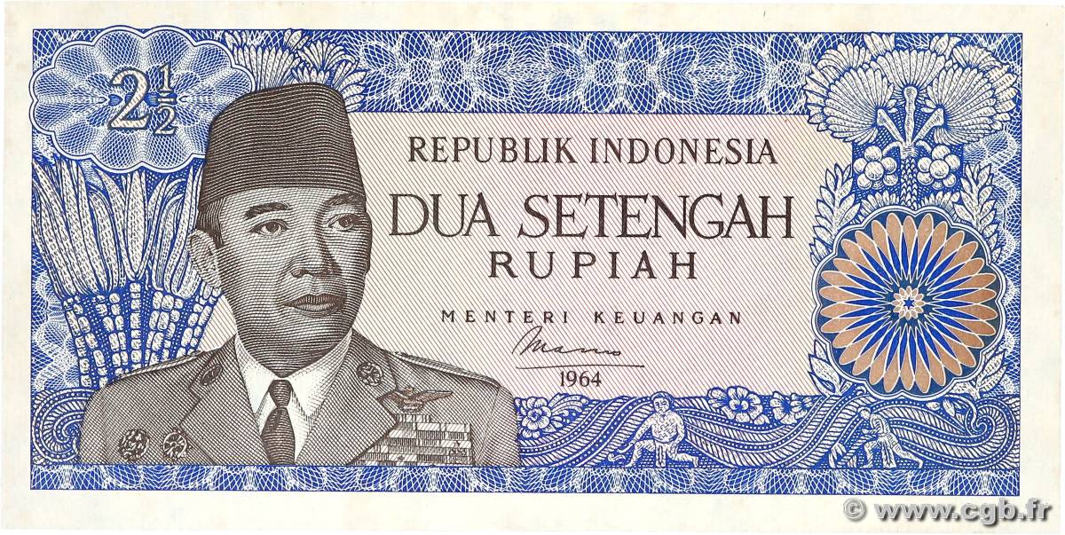 2,5 Rupiah INDONESIA  1964 P.081b UNC