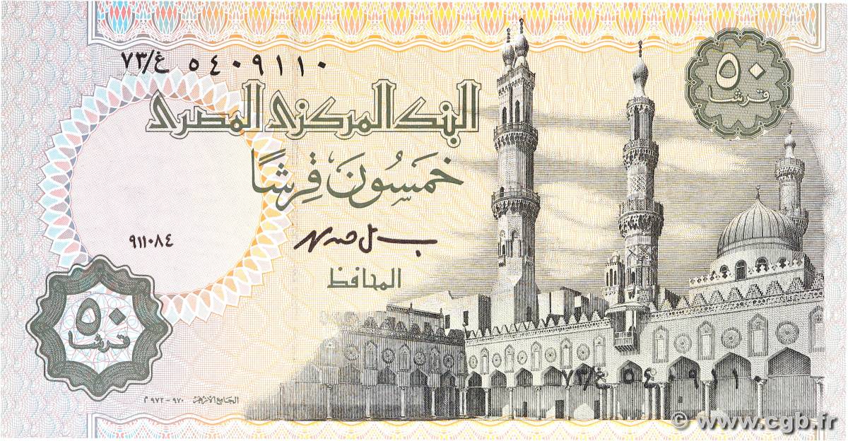 50 Piastres ÄGYPTEN  1994 P.058c ST