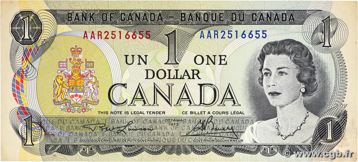 1 Dollar CANADA  1973 P.085a XF+