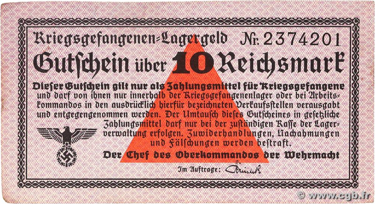 10 Reichsmark ALLEMAGNE  1939 R.521a TTB+