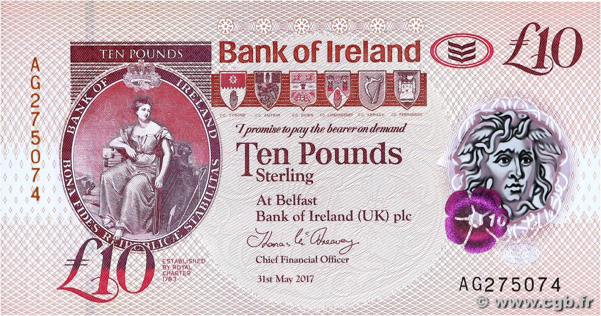 10 Pounds IRLANDE DU NORD  2017 P.091 NEUF