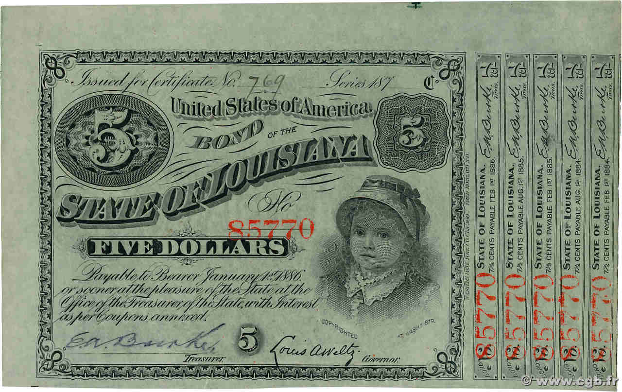 5 Dollars ÉTATS-UNIS D AMÉRIQUE  1878  SUP+
