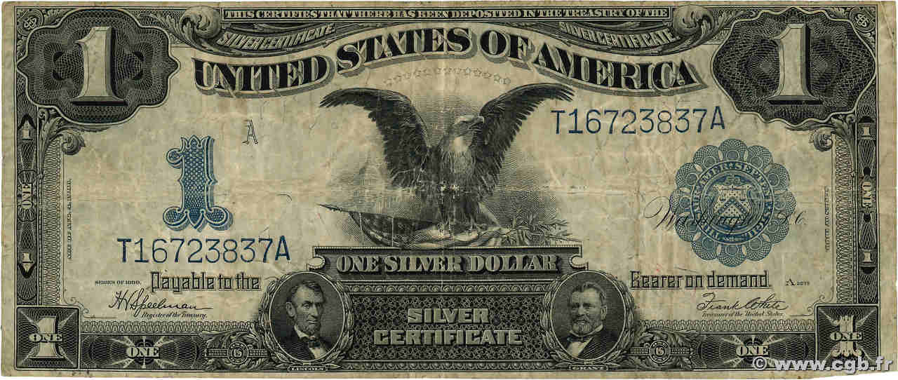1 Dollar ÉTATS-UNIS D AMÉRIQUE  1899 P.338c TB