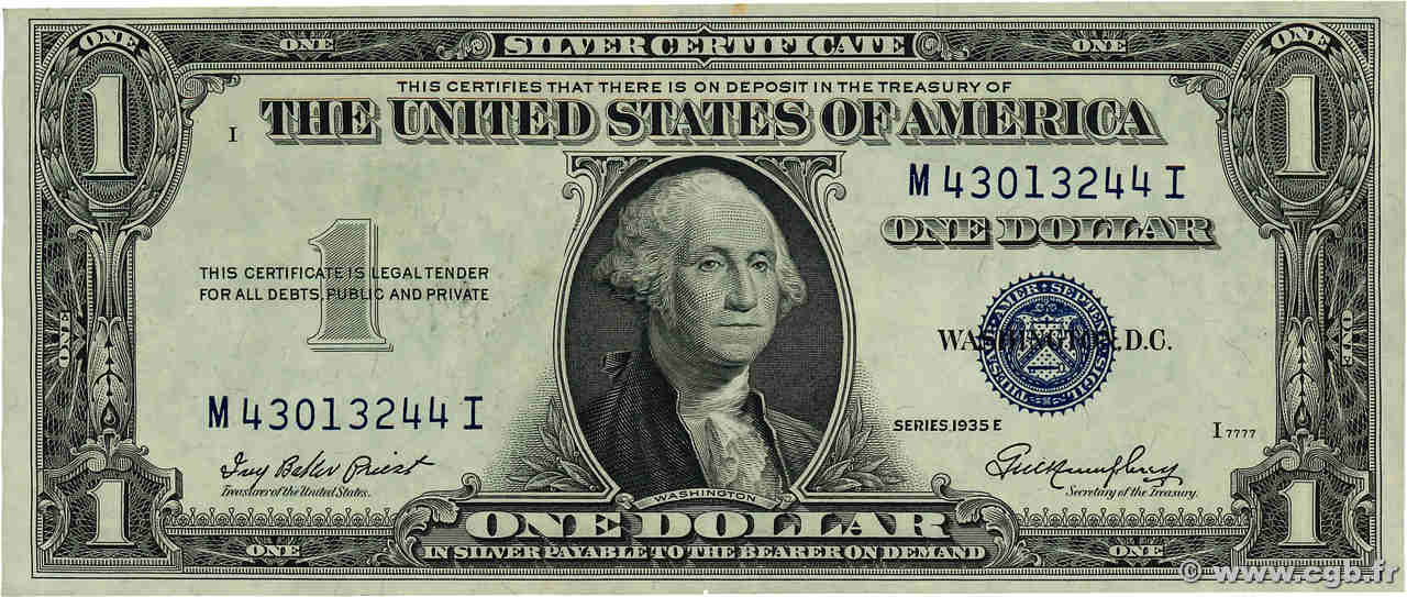 1 Dollar ÉTATS-UNIS D AMÉRIQUE  1935 P.416D2e SUP