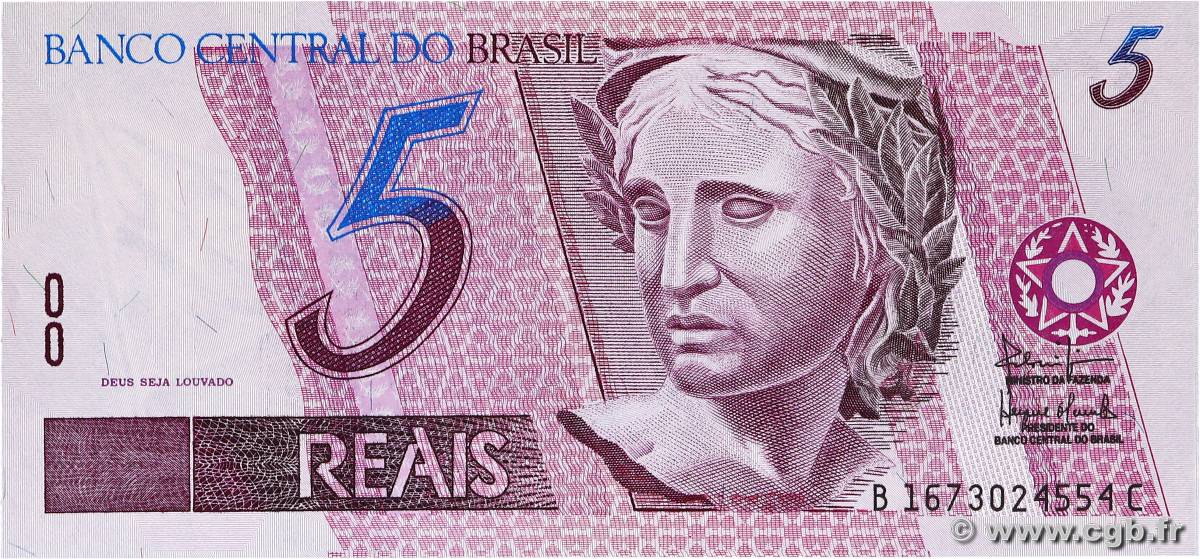 5 Reais BRÉSIL  1994 P.244Af NEUF