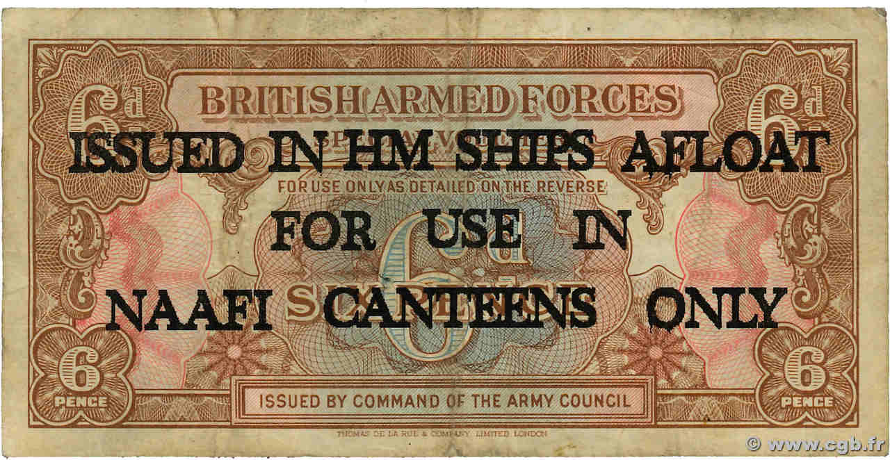 6 Pence ENGLAND  1946 P.M010b F