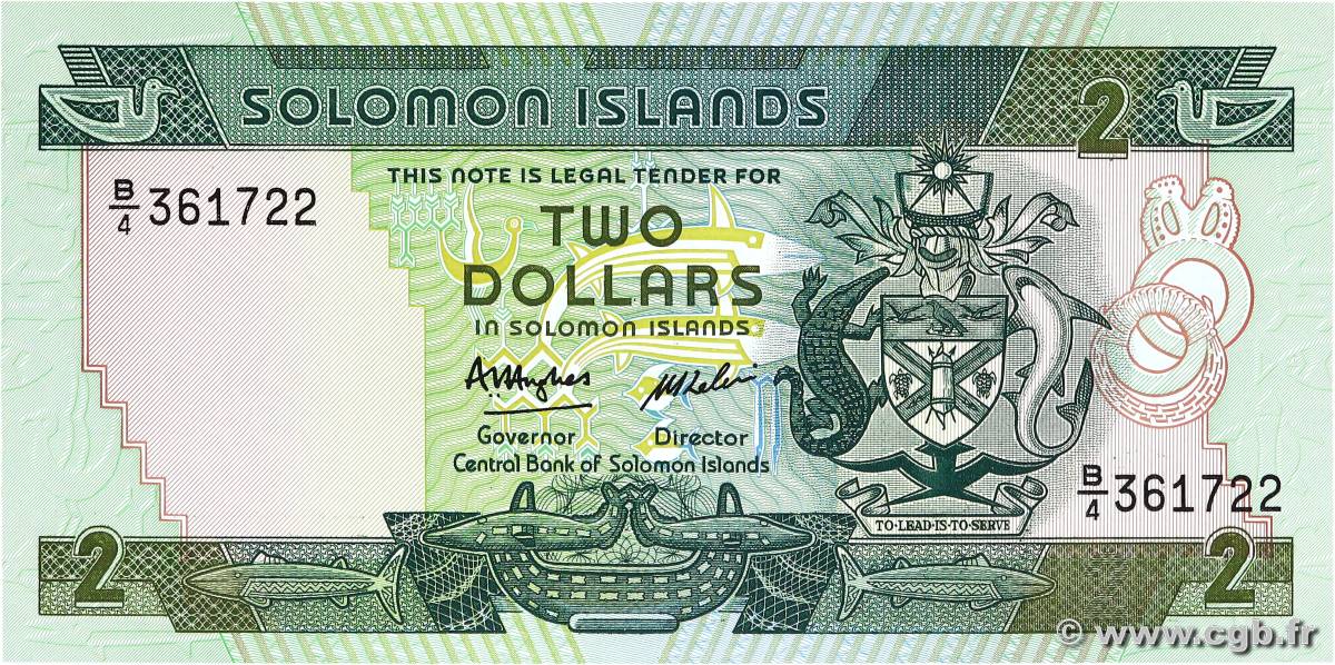 2 Dollars ÎLES SALOMON  1986 P.13a NEUF