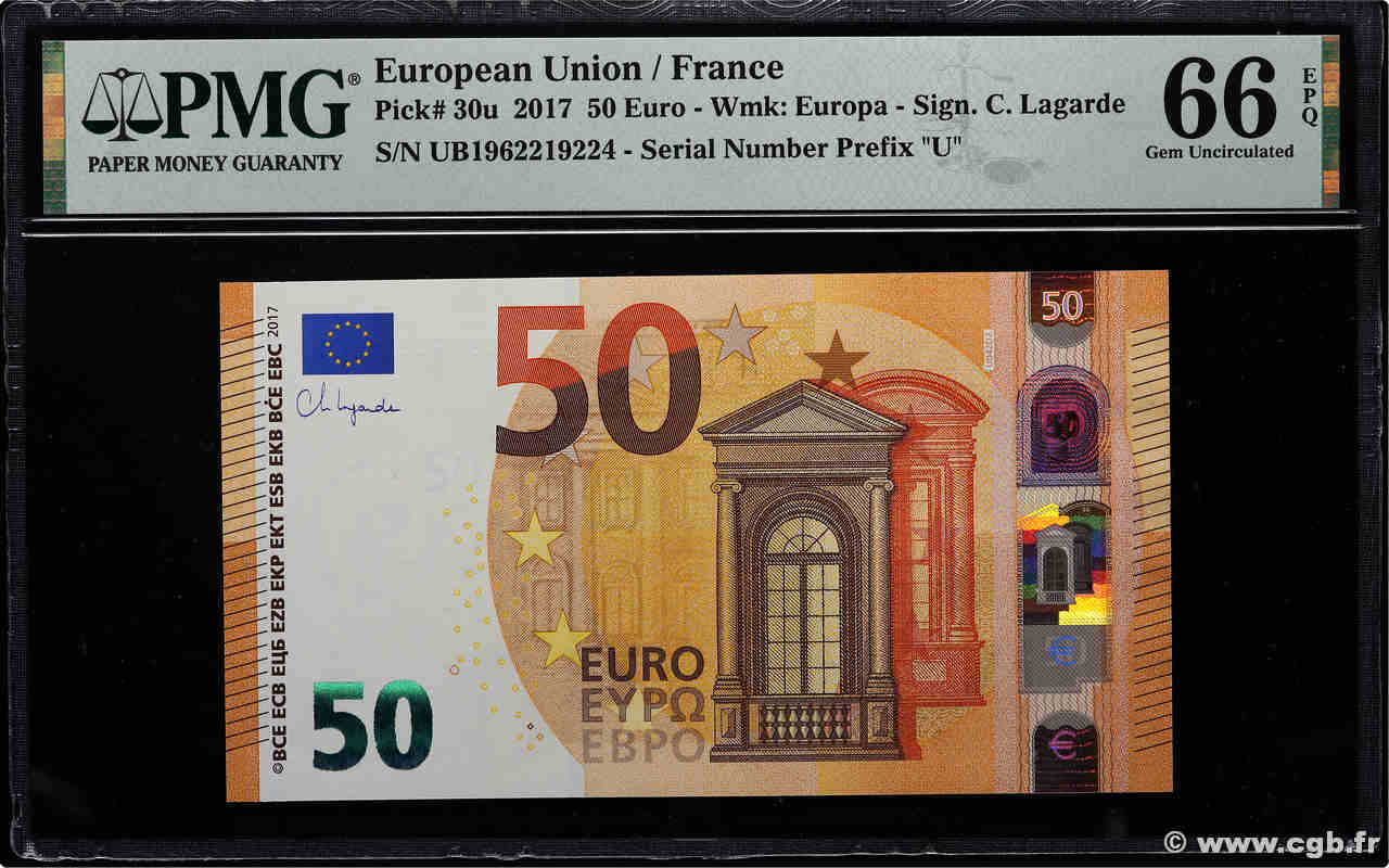 50 Euros EUROPE  2017 P.30u NEUF