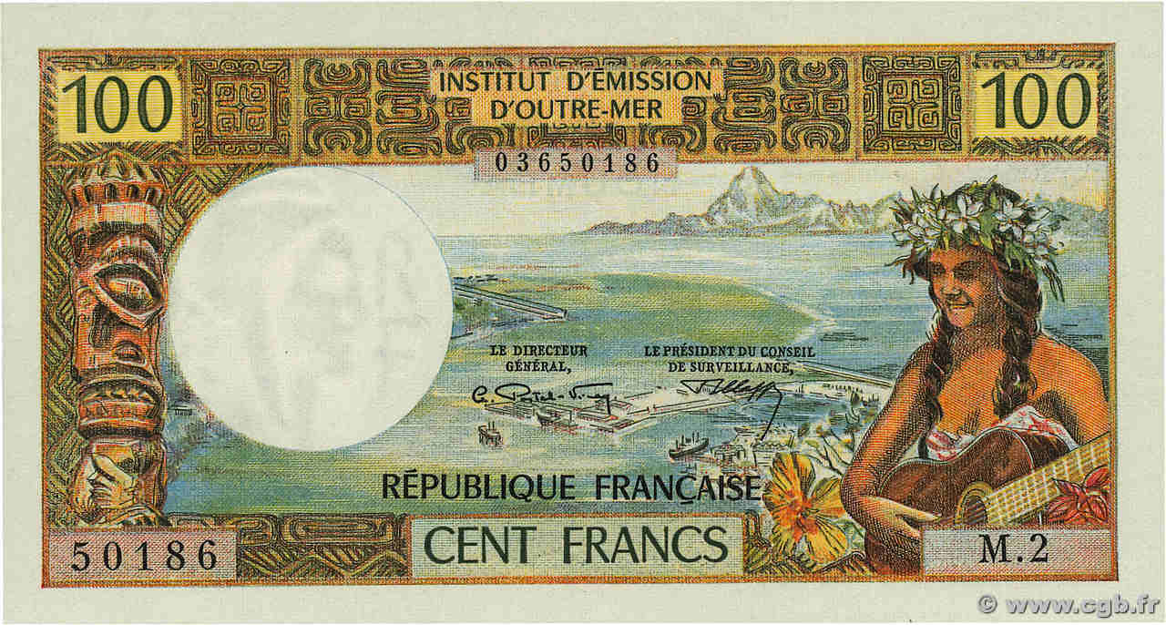 100 Francs NOUVELLE CALÉDONIE  1972 P.63b pr.NEUF