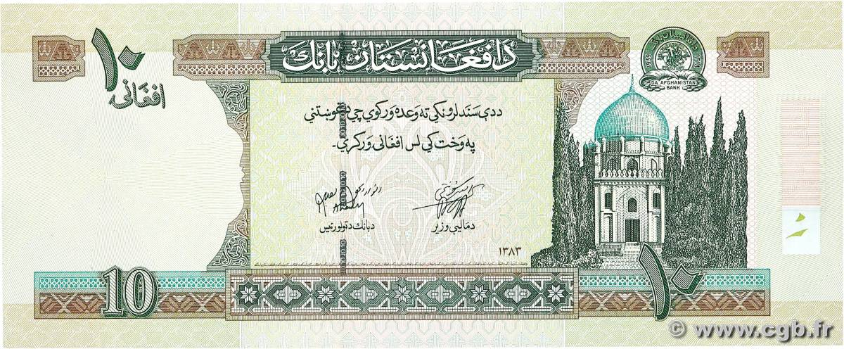 10 Afghanis AFGHANISTAN  2004 P.067b UNC