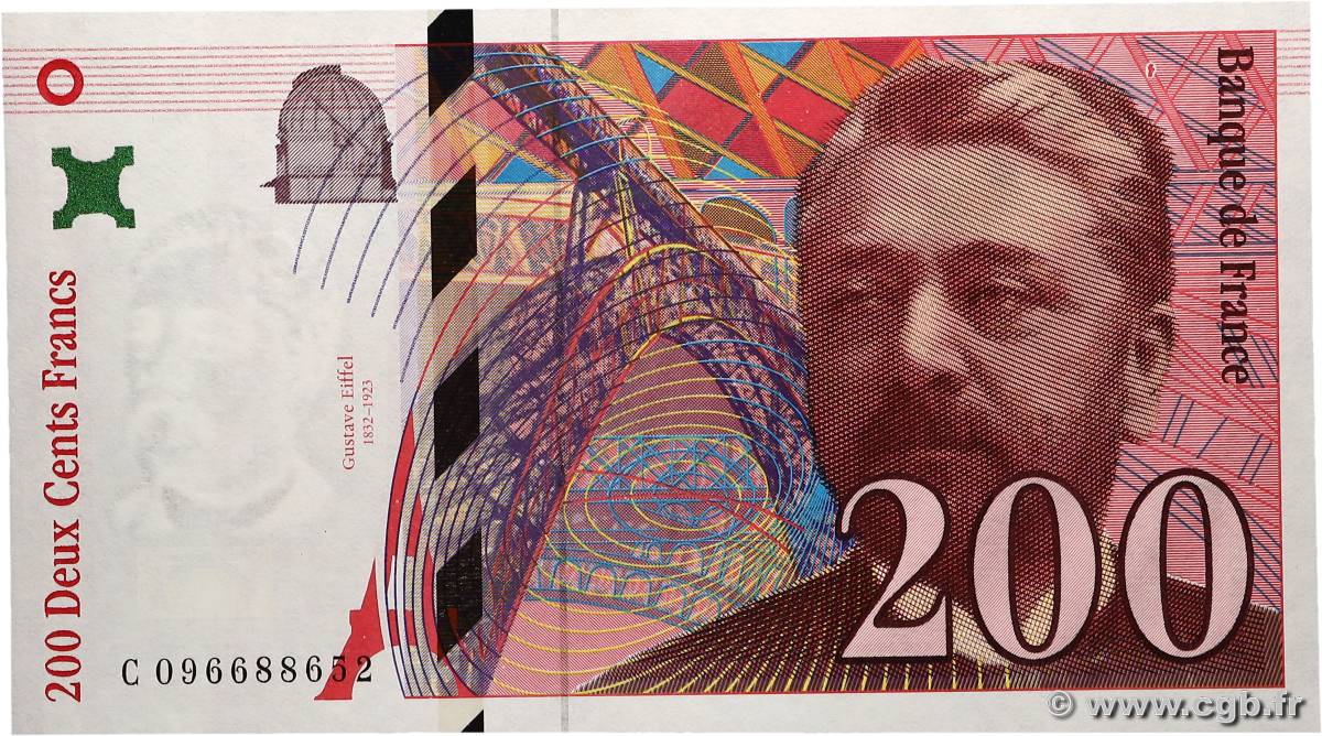200 Francs EIFFEL FRANCE  1999 F.75.05 NEUF