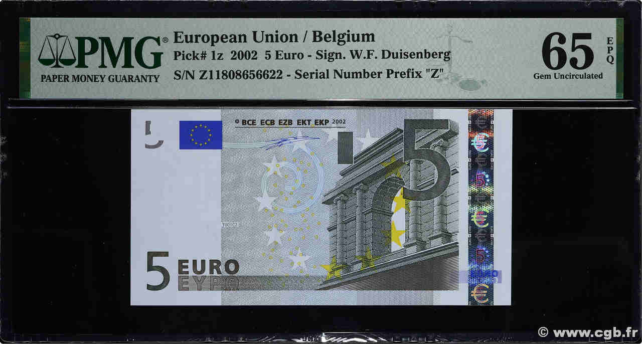 5 Euro EUROPA  2002 P.01z UNC