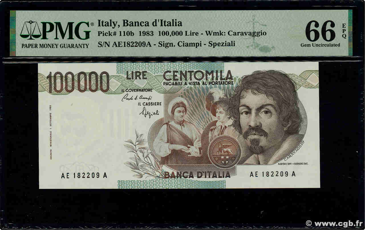100000 Lire ITALIE  1983 P.110b NEUF