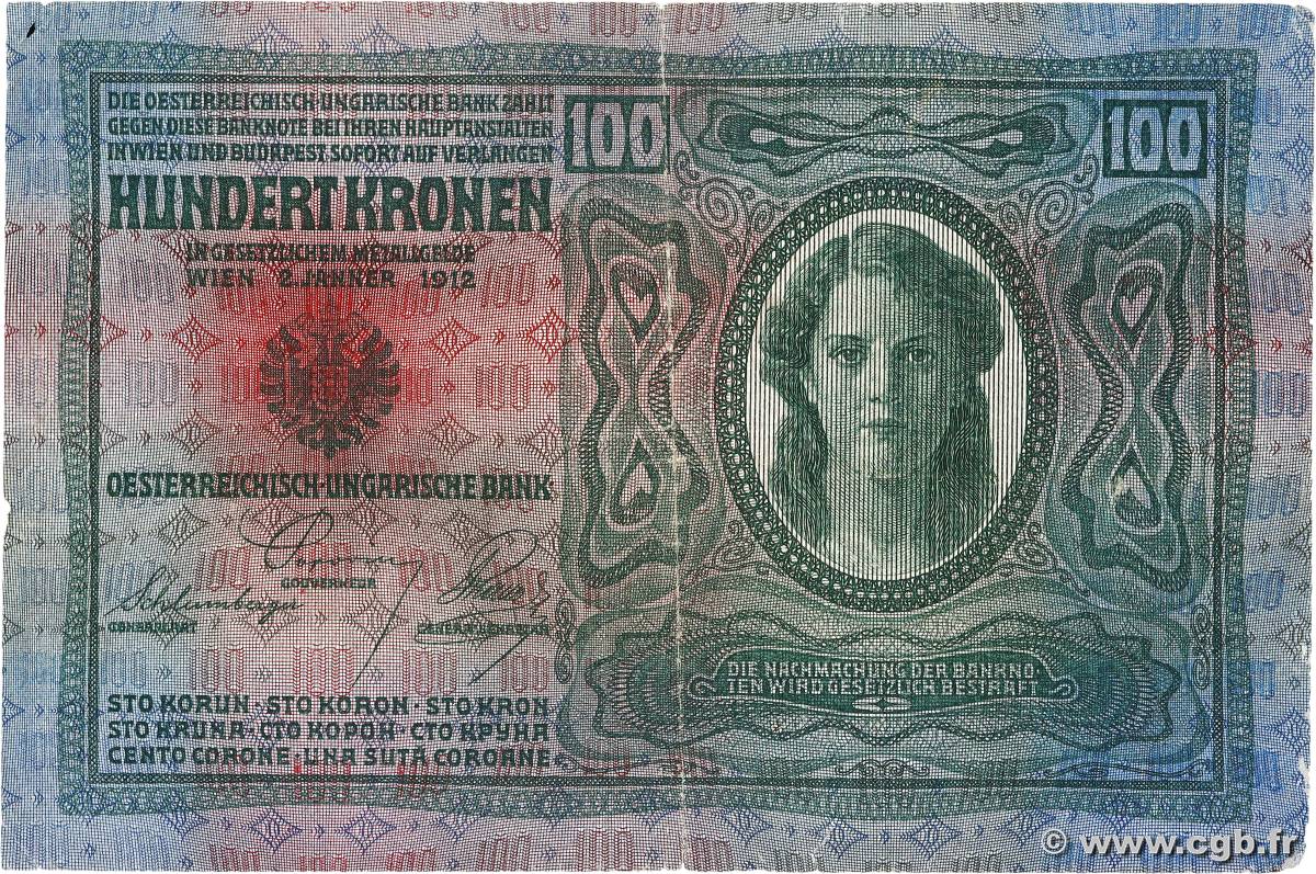 100 Kronen AUTRICHE  1912 P.012 B+
