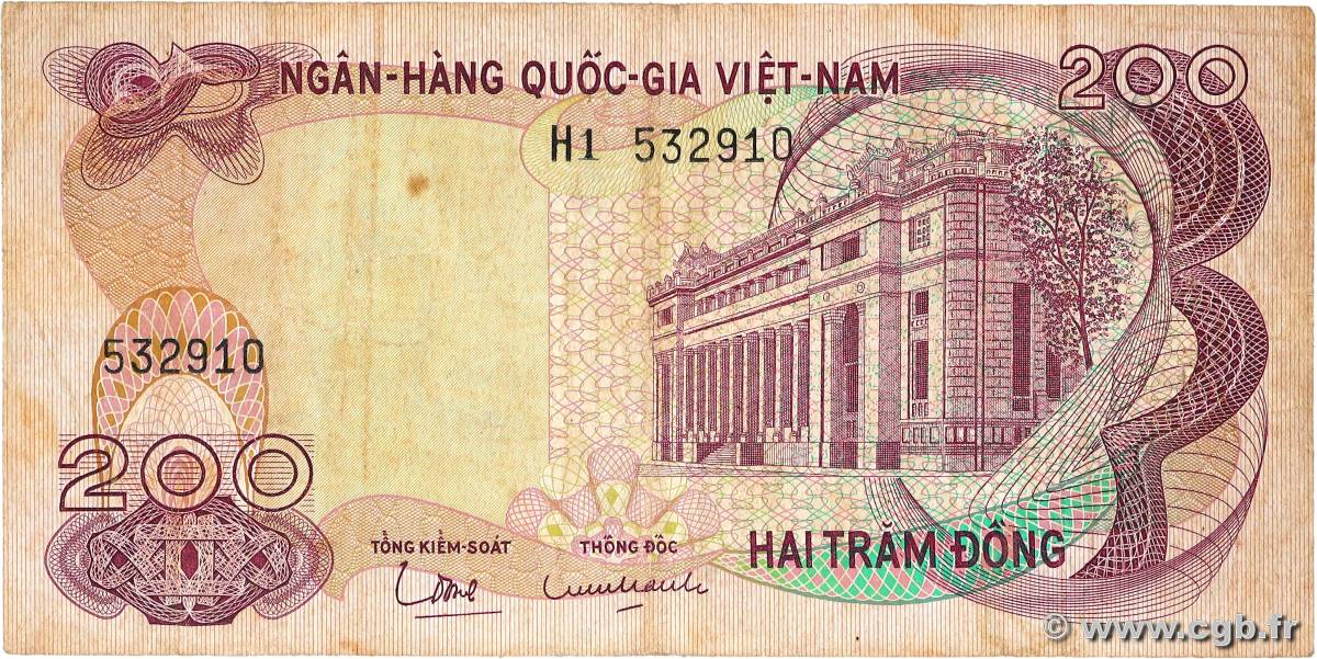 200 Dong VIET NAM SUD  1970 P.27a B