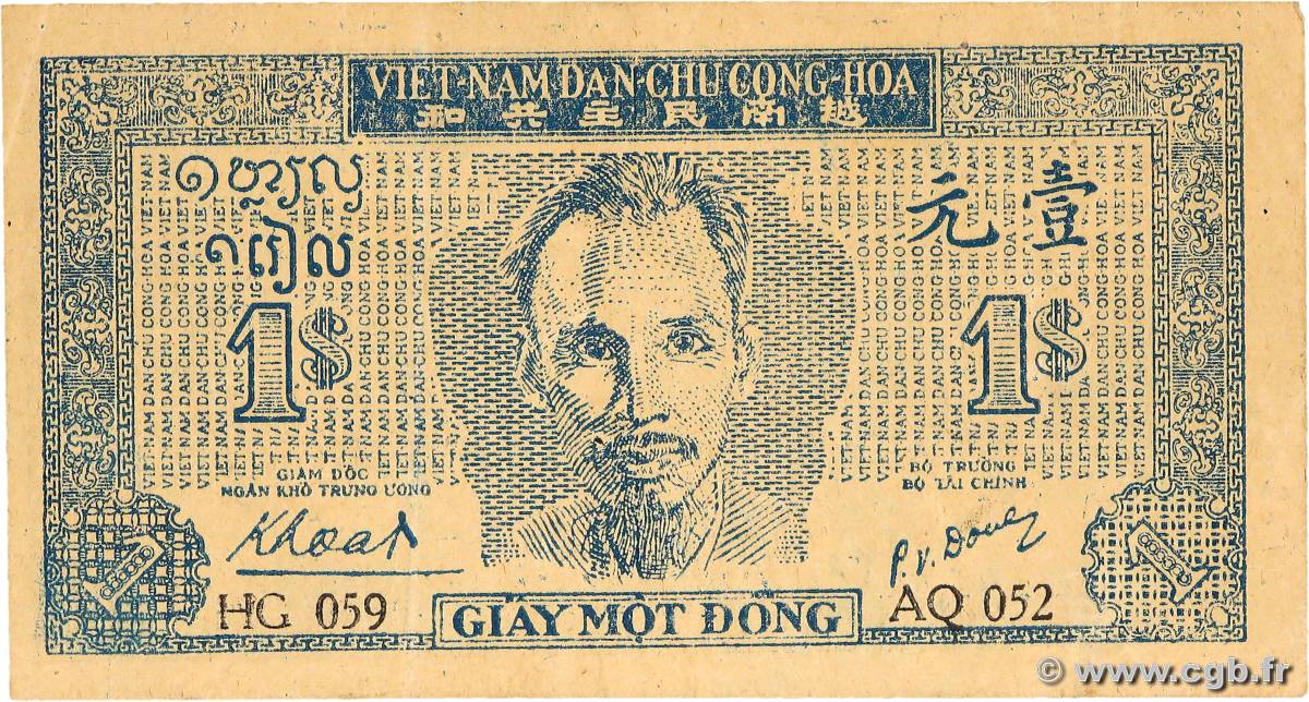 1 Dong VIET NAM   1947 P.009d SUP