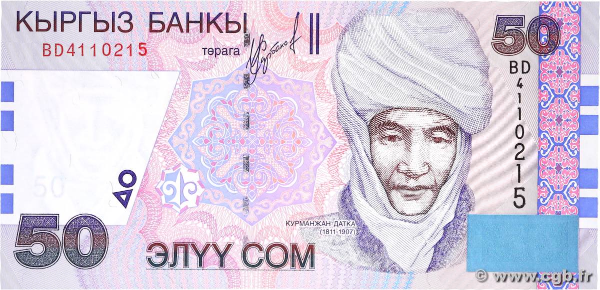 50 Som KYRGYZSTAN  2002 P.20 UNC