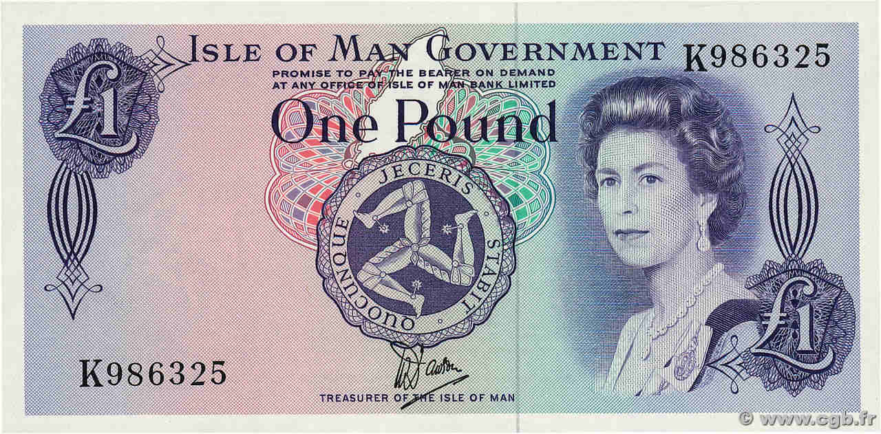 1 Pound ÎLE DE MAN  1979 P.34a fST+
