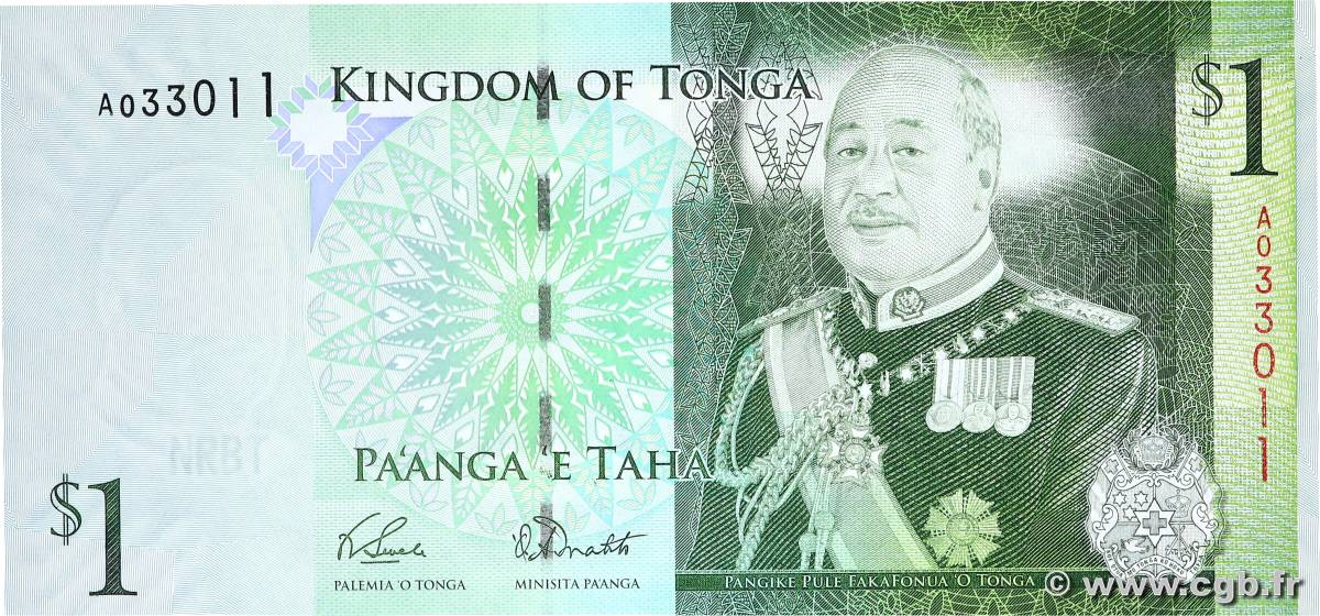 1 Pa anga TONGA  2008 P.37 UNC-